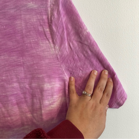 Lane Bryant Classic Perfect Sleeve Tee Women’s plus size 18/20, cotton tie dye - Picture 8 of 9